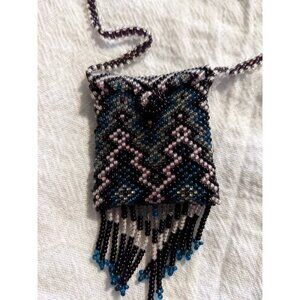 Beaded Medicine Bag Necklace